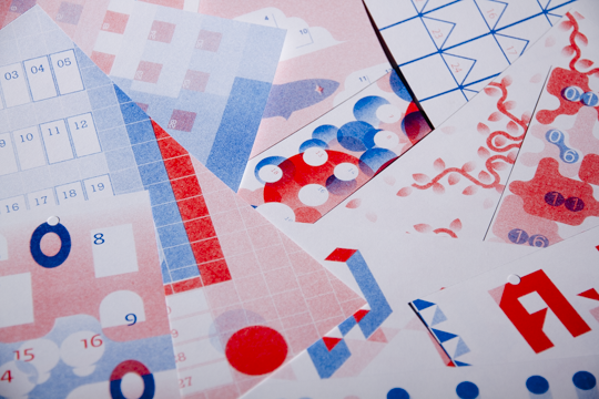 toutes les pages du calendrier
