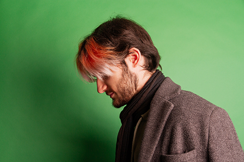 portrait d'un homme de profil