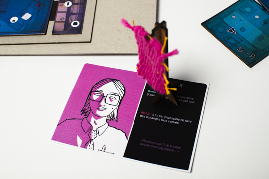 carte personnage et pion